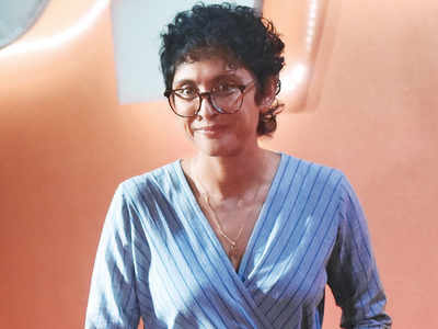 Kiran Rao attends a Canadian theatrical group with her son Azad in Mumbai