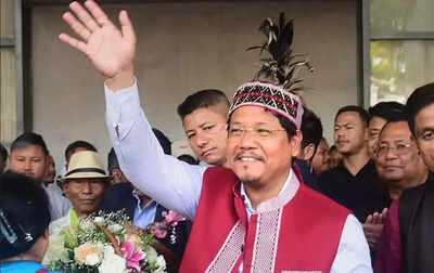 Meghalaya Election Result 2023: Conrad Sangma submits letter of support of 32 MLAs to guv, stakes claim to form govt