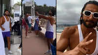 Ranveer Singh gets trolled for wearing white vest and blue shorts at Cannes, netizens call it ‘chaddi banyan’ look 