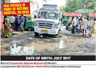 Bengaluru: Upgrade your driving skills since potholes have a licence to kill