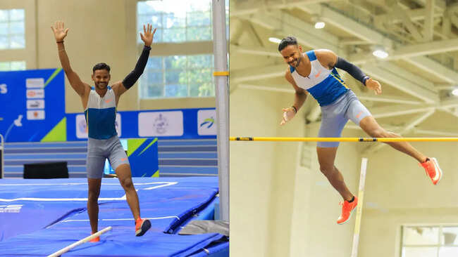 Pulled off train in January, Kuldeep Kumar breaks pole vault record five months later