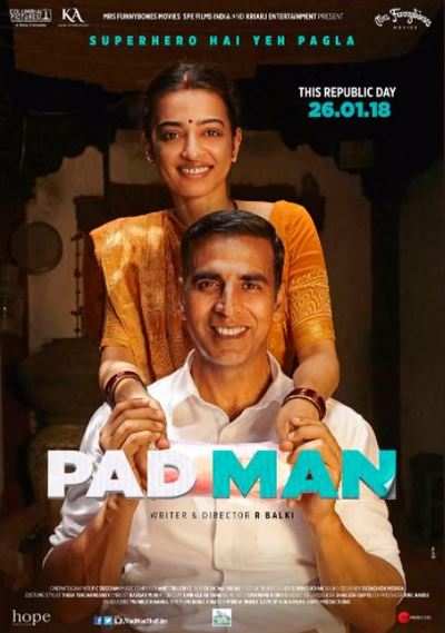 PadMan: Akshay Kumar, Radhika Apte make an adorable couple in the new poster