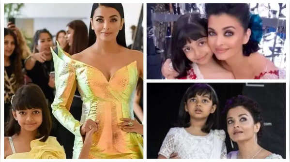 5 times Aishwarya Rai and Aaradhya Bachchan twinned in matching outfits
