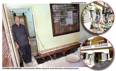 Former HAL manager forced to lift his house by four feet, as BBMP drowns in its muck
