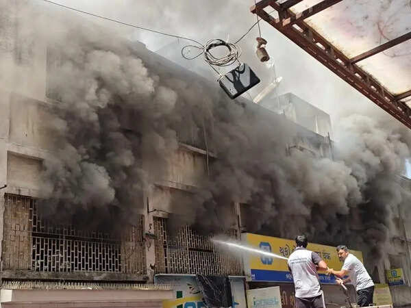 Bharuch bank fire chars records, lockers remain unscathed