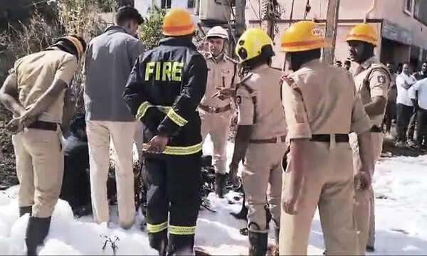 Panic after LPG leak leads to fire in Bidar