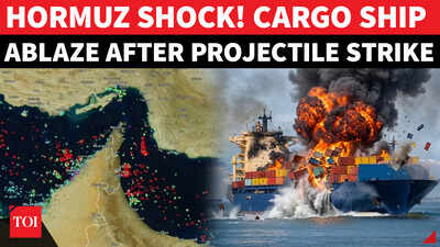 IRGC IN Action? Projectile Blows Up Ship In Hormuz; U.S. Military Enters  New Battle Amid Oil Crisis