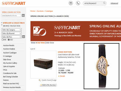 Sold-out: Online auction of Nirav and Ami Modi’s luxe items