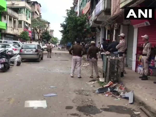 Blast rocks Imphal's Thangal Bazar; 5 cops, 1 civilian injured