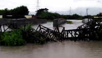 Watch: Road, bridge washed away due to heavy rain in AP’s Guntur 