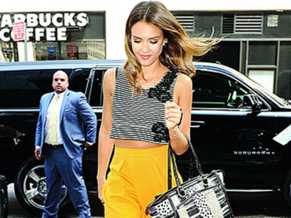 Minimal to midriff baring midi skirts are in