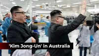 Kim Jong un lookalike crashes Australian PM Scott Morrison's event 