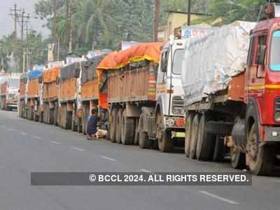 Truck operators go on 2-day strike against GST, protest staged at Mankhurd check-post today