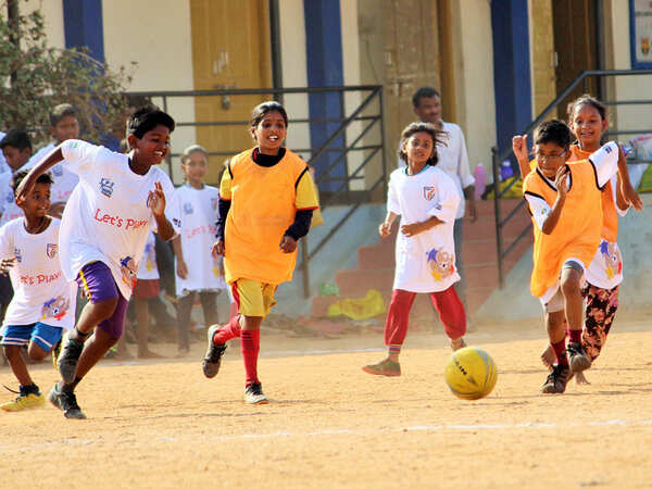 Anantapur Sports Academy's 700 children celebrated AFC Grassroots Football Day