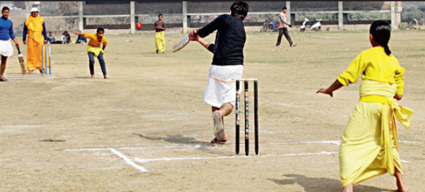 Varanasi plays Vedic cricket