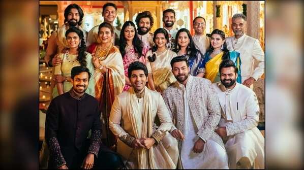 Mega and Allu cousins pose for the cameras in a single frame