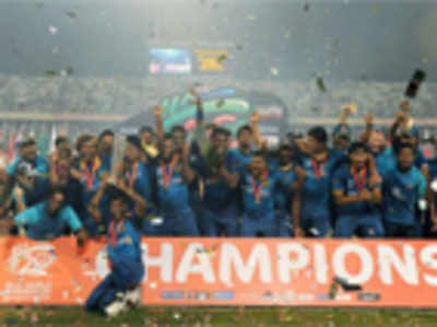 Sri Lanka thrash India by six wickets to lift world T20 trophy