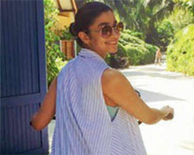 Alia Bhatt's Maldives getaway