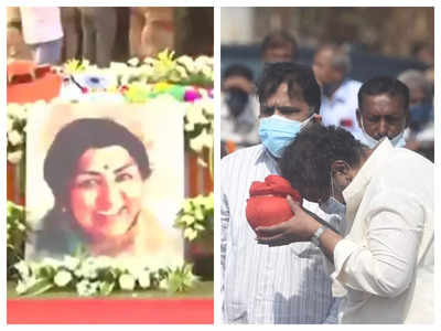 Lata Mangeshkar Passes Away, LIVE Updates: Adinath Mangeshkar collects Lata Mangeshkar's ashes from Shivaji Park