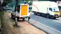 Viral video: Man miraculously escapes major accident in Kerala 