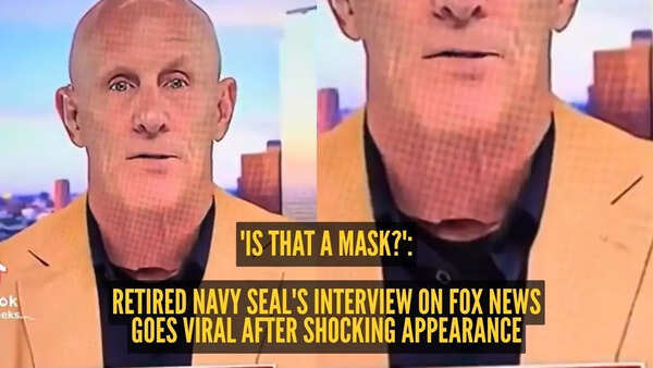 'Is that a mask?': Retired NAVY SEAL's interview on Fox News goes viral after shocking appearance