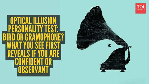 Optical illusion personality test: Bird or gramophone? What you see first reveals if you are confident or observant