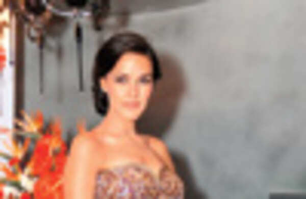 Neha Dhupia at a store launch in Delhi