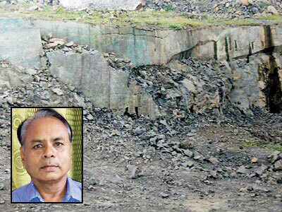 Illegal quarry fined Rs 1.5L by green panel Illegal quarry fined Rs 1.5L by green panel