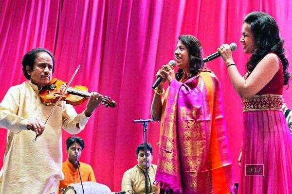 Subramaniam family performs at the TOI Lakshminarayana Global Music Festival in Delhi