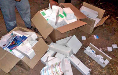 Medicines worth Rs 80,000 found dumped in BTM Layout park