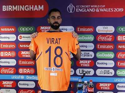 Orange jersey is one-off, blue remains our colour: Virat Kohli
