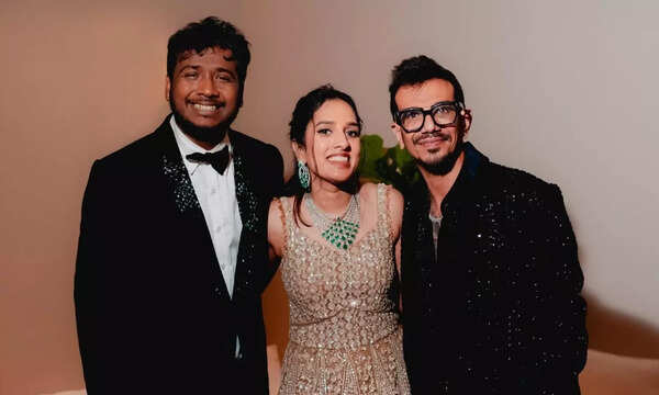 Yuzvendra Chahal's surprise entry lights up Rahul Sipligunj's sangeet
