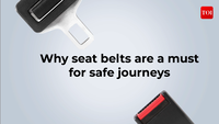 Why seat belts are necessary