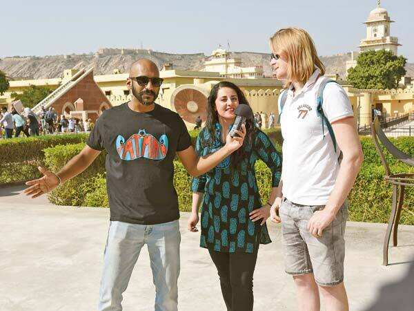 When firangs in Jaipur were wooed by YouTuber Sahil!