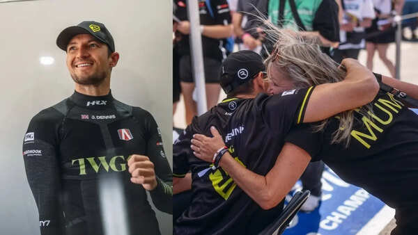 Jake Dennis records fastest lap at Berlin E-Prix, receives hug from mum in custom tee