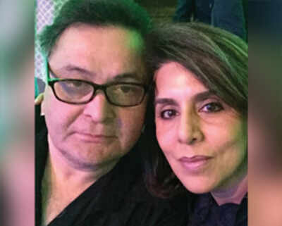 Rishi and Neetu Kapoor on a cruise