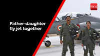 Father, daughter fly jet hawk sortie together 