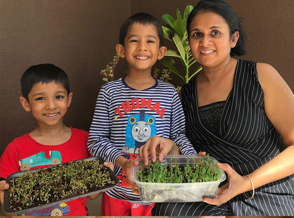 How kids are taking online gardening lessons to beat lockdown blues