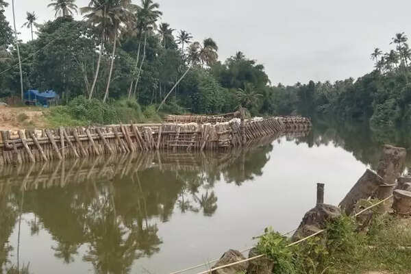 Delay in work on check dam raises water supply concerns