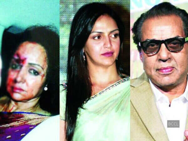 Dharmendra visibly disturbed by Hema Malini’s accident
