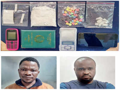 2 African nationals held, drugs worth Rs 65L seized