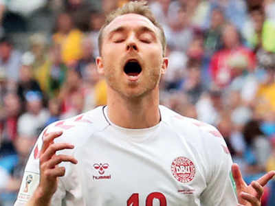 FIFA World Cup 2018: Samara Christian Eriksen's superb opener cancelled out as Denmark and Australia draw at 1-1