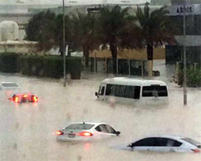 Freak weather: Heavy rains in Dubai