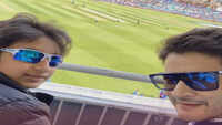 Mahesh Babu and Vamshi Paidipally caught the India vs Australia match 