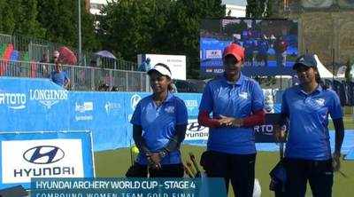 Indian women’s team win silver medal at compound archery finals in Berlin