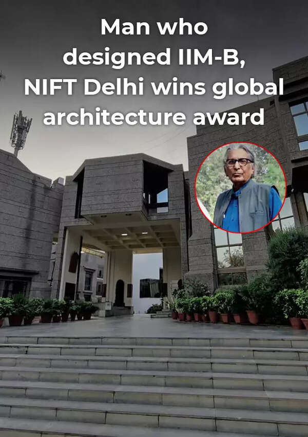 How 'painter' BV Doshi became world's top architect