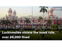 Lucknowites violate the mask rule, over 24,000 fined 