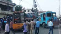 Truck runs over three people in Kanpur 