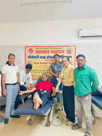 Hazaribag sr citizen hits a century in blood donation