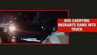Bus ferrying migrants to Bihar collides with truck in UP’s Kushinagar, 12 injured 